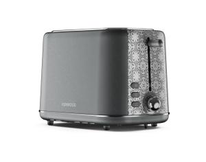 Image Toaster Kenwood TCP05.A0GY Abbey 2 Slot - Grille-pain Inspiration XIXème Siècle - 2 fentes - Gris