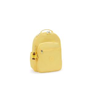 Image Kipling SEOUL - Sac à Dos Femme - Collection Back To School - H 44 x P 20.5 x L 35 cm | 27 L - Buttery Sun - Jaune