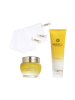 Image Coffret L'Occitane - Visage Immortelle Divine - Edition Limitée - Mousse-en-Crème 125ml, Crème 50ml et 3 cotons démaquillants