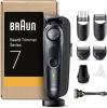 Image Tondeuse À Barbe Homme Braun BT7441 Series 7 + Accessoires - Jusqu'à 100min d'autonomie - Noir