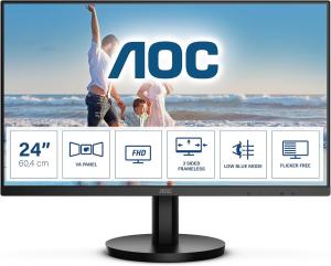 Image Écran PC 24" FHD AOC 24B3HM - 75Hz, Dalle VA, 4ms - Noir
