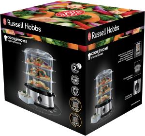 Image Cuiseur Vapeur Russell Hobbs 19270-56 Cook@Home - 9L - 800W + Accessoires