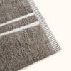 Image Madura Aroune - Tapis de sol - 60cm x 110cm - 100% laine à motifs ethniques - 2400 gr/m² - Gris Cendré