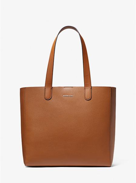 Image Michael Kors Hudson - Cabas Homme - Cuir grainé - Coloris Valise