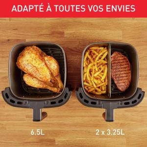 Image Airfryer Moulinex EZ801810 Easy Fry & Grill XXL - Friteuse sans huile + gril - 6,5L - Noir