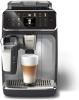 Image Machine à Expresso Philips EP5546/70 Series–500 + Carafe LatteGo - SilentBrew 40% Plus Silencieuse, QuickStart, Noir et Argent