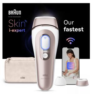Image Epilateur Femme Braun IPL7147 Smart IPL 7 Skin i·expert + 2 Embouts, Rasoir Venus et Pochette