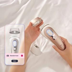 Image Epilateur Femme Braun IPL7147 Smart IPL 7 Skin i·expert + 2 Embouts, Rasoir Venus et Pochette