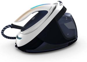 Image Centrale Vapeur Philips GC9635/20 PerfectCare Elite - 2700W - Technologie OptimalTEMP, Mode ECO, T-ionicGlide - Bleu/Blanc