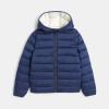Image Okaïdi Doudoune à capuche Fille - Unie ou Imprimée Léopard - Taille 3A à 14A - Plusieurs Coloris
