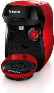 Image Machine à café Bosch TAS103E Tassimo Happy friendly - Intellibrew - OneTouch - 70 boissons chaudes - Rouge et Noir