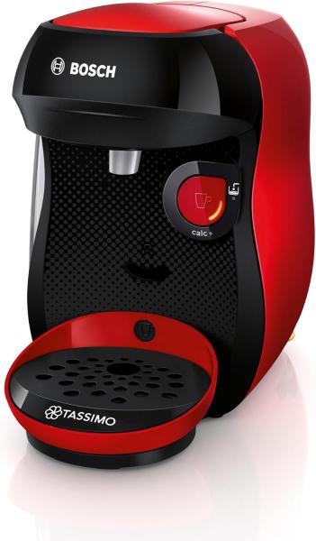 Image Machine à café Bosch TAS103E Tassimo Happy friendly - Intellibrew - OneTouch - 70 boissons chaudes - Rouge et Noir