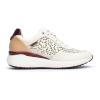 Image Pikolinos SELLA - Baskets à lacets - Chaussures Femme 100% Cuir - Taille 36 à 40 - Coloris NATA