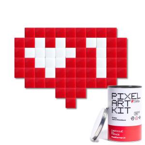 Image Pixel Corner One Love - Kit Pixel Art - Classique 20x26cm