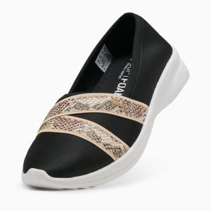 Image Puma Adelina 2 Snake Chic - Sneakers Femme - Taille 35.5 à 41 - Baskets Noir et Motif Serpent
