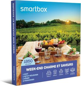 Image Coffret Smartbox - Week-en Charme et Saveurs - Échappée romantique de 2 ou 3 jours - 2 personnes