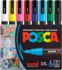 Image Marqueurs PC3M POSCA Mitsubishi Pencil - Tout Support