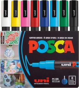 Image Marqueurs PC3M POSCA Mitsubishi Pencil - Tout Support