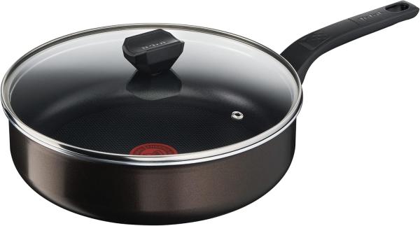 Image Sauteuse 24 cm + couvercle Tefal B5543202 Easy Cook&Clean - Tous feux sauf induction