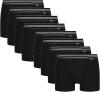 Image Pack x8 Boxer Homme Dim Ecodim - Coton Stretch Confortable - Taille L - Noir
