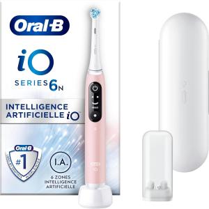 Image Brosse à Dents Électrique Oral-B iO Series 6N + Étui De Voyage - Rose