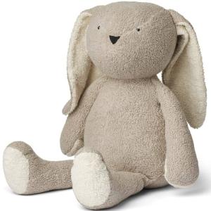 Image Liewood Fifi - Peluche Géante Lapin - 70cm - 100% coton bio - Gris - Réf. : LWD-LW18351-1325