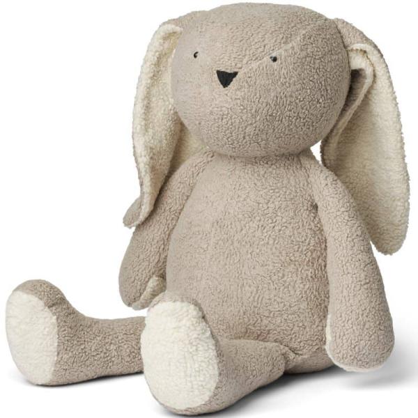 Image Liewood Fifi - Peluche Géante Lapin - 70cm - 100% coton bio - Gris - Réf. : LWD-LW18351-1325