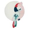 Image Tapis Lilipinso - Tapis Perroquet Rose LLP-H0587 ou Feuilles Monstera LLP-H0635 - Coton