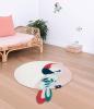 Image Tapis Lilipinso - Tapis Perroquet Rose LLP-H0587 ou Feuilles Monstera LLP-H0635 - Coton