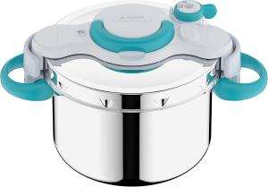 Image Cocotte-Minute Seb P4904816 Clipso Minut' Easy+ Livret 100 Recettes - Autocuiseur inox