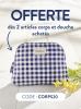 Image 20% de réduction sur la gamme corps et douche (hors promotion) + 1 trousse Vichy offerte dès 2 articles achetés