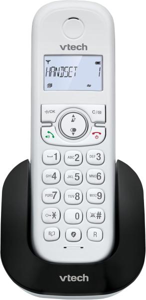 Image Téléphone sans Fil DECT VTech CS1500 - Fonctionnalités Blocage d'appel, Identification de l'appelant/Appel en Attente - Blanc