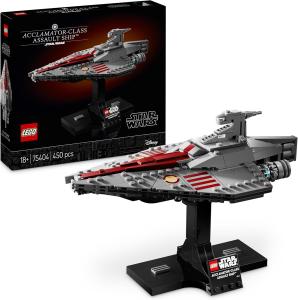 Image LEGO 75404 - Le Transport d’assaut de Classe Acclamator - Star Wars L’Attaque des Clones - Avec Présentoir - 450PCS