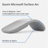 Image Souris Sans Fil Microsoft Surface Arc - Bluetooth  - Multiplateforme - Noire ou Blanche