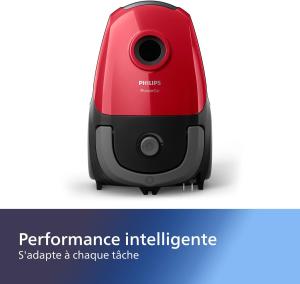 Image Aspirateur Avec Sac Philips FC8243/09 Série 2000 - 900W - Rouge/Noir
