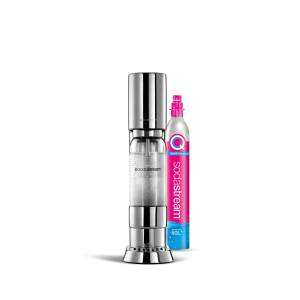 Image Pack SodaStream ensō Machine à Eau Pétillante et Soda + Bouteille nomade réutilisable 1L + Recharge de CO2 à clipser Quick Connect