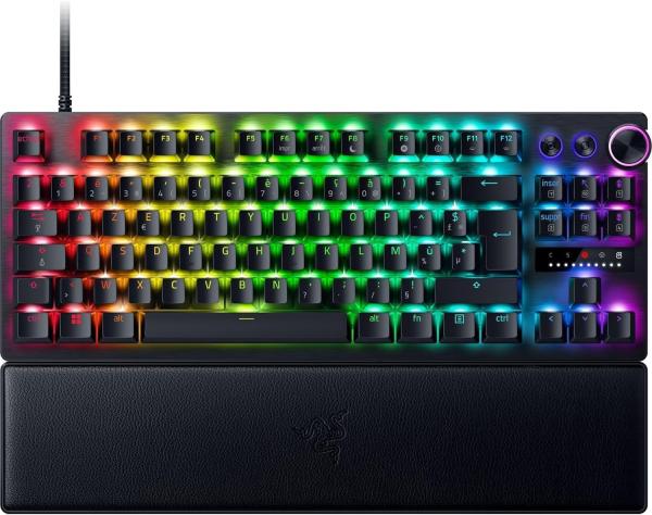 Image Clavier Gaming Razer Huntsman V3 Pro TKL - Switches Analog Tenkeyless - AZERTY | Noir