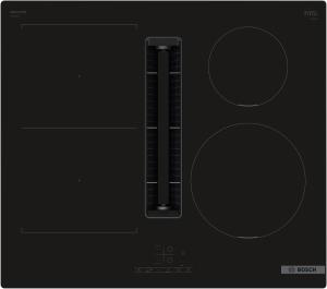 Image Plaque induction aspirante Bosch PVS611B16E, Série 4 - 4 Foyers - Noir