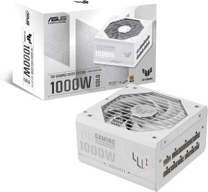 Image Bloc d'alimentation PC ASUS TUF Gaming 1000W Gold White Edition - Modulable - Blanc