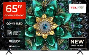 Image Smart TV 65" UHD 4K TCL 65Q6C QD-Mini LED - Google TV - Dolby Vision IQ et Atmos