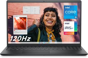 Image PC Portable 15,6" FHD Dell 3530 Inspiron 15 - Ecran 120Hz (Core i5-1334U, RAM 16Go, SSD 512Go, Iris XE) - Win 11 - Noir