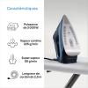 Image Fer à Repasser Vapeur Braun SI7160BL TexStyle 7 Pro - Technologie FreeGlide 3D - Semelle EloxalPlus - 3100W - Bleu
