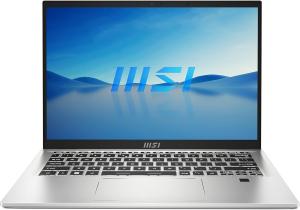 Image PC Portable 14" MSI Prestige 14H B12UCX-417FR (Core i5 12450H, RAM 16Go, SSD 512Go, RTX2050 4Go, Win11) - Aluminium