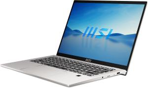 Image PC Portable 14" MSI Prestige 14H B12UCX-417FR (Core i5 12450H, RAM 16Go, SSD 512Go, RTX2050 4Go, Win11) - Aluminium