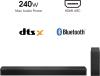 Image Pack Barre de Son 2.1 Hisense CH 240W H210 - DTS Virtual X, Caisson de Basse sans Fil - Noir