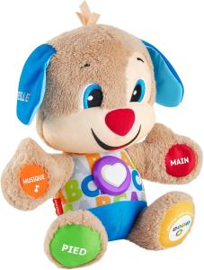 Image Peluche d'Eveil Fisher-Price Puppy FPM44 - Plus de 75 Chansons - Dès 6 mois