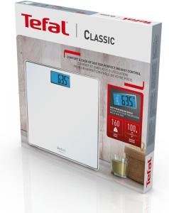 Image Pèse-personne Tefal PP1501V0 Classic - 160kg Maxi - Blanc