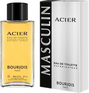 Image Parfum Homme Bourjois Acier - 100mL - Eau de Toilette Vaporisateur Natural Spray