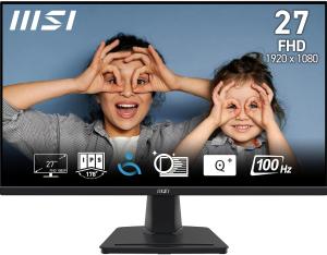 Image Ecran PC 27" FHD MSI Pro MP275 - Haut-parleurs intégrés - Noir