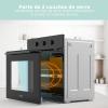 Image Four encastrable Comfee' CBO60M80M1-BK - Porte amovible - 8-en-1 - Noir